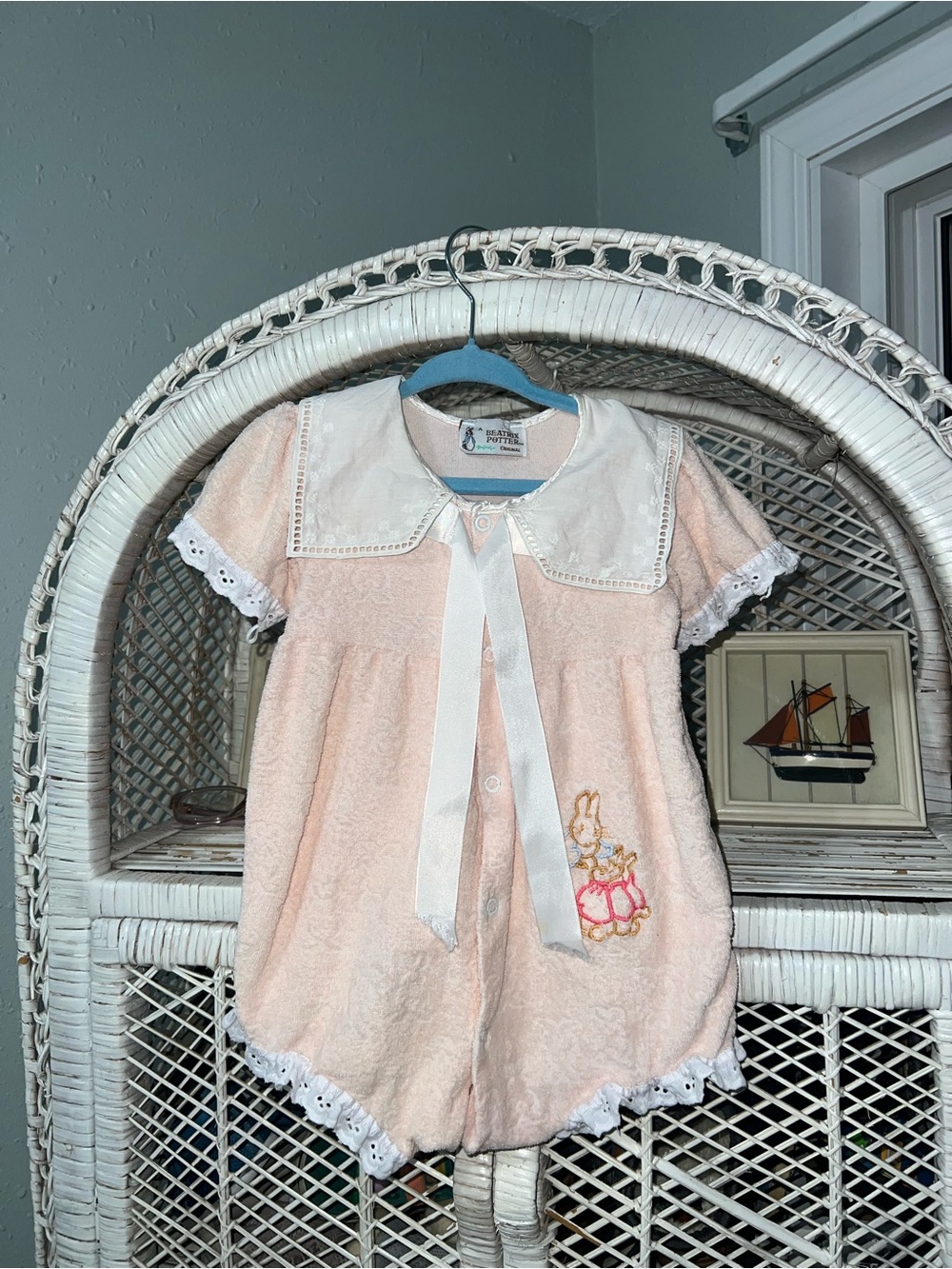 Vintage Beatrix potter bubble romper